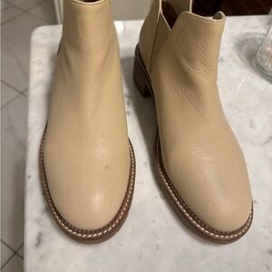 Seychelles Cream Ankle Booties